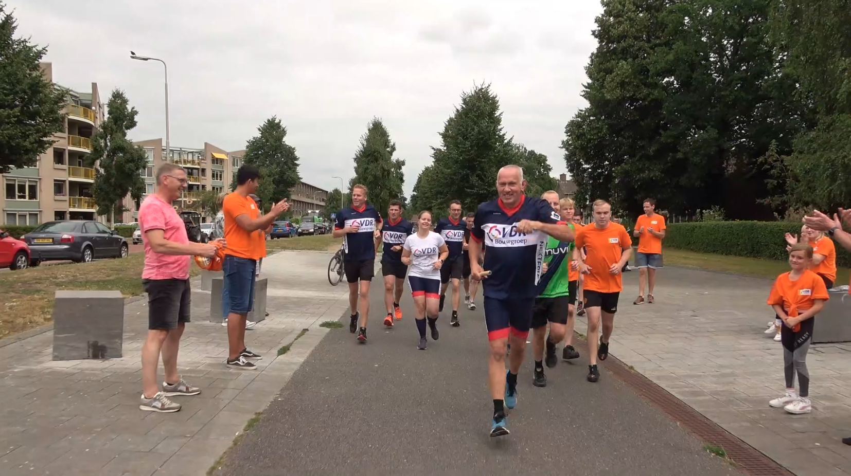 Al rennend door het centrum van Deventer