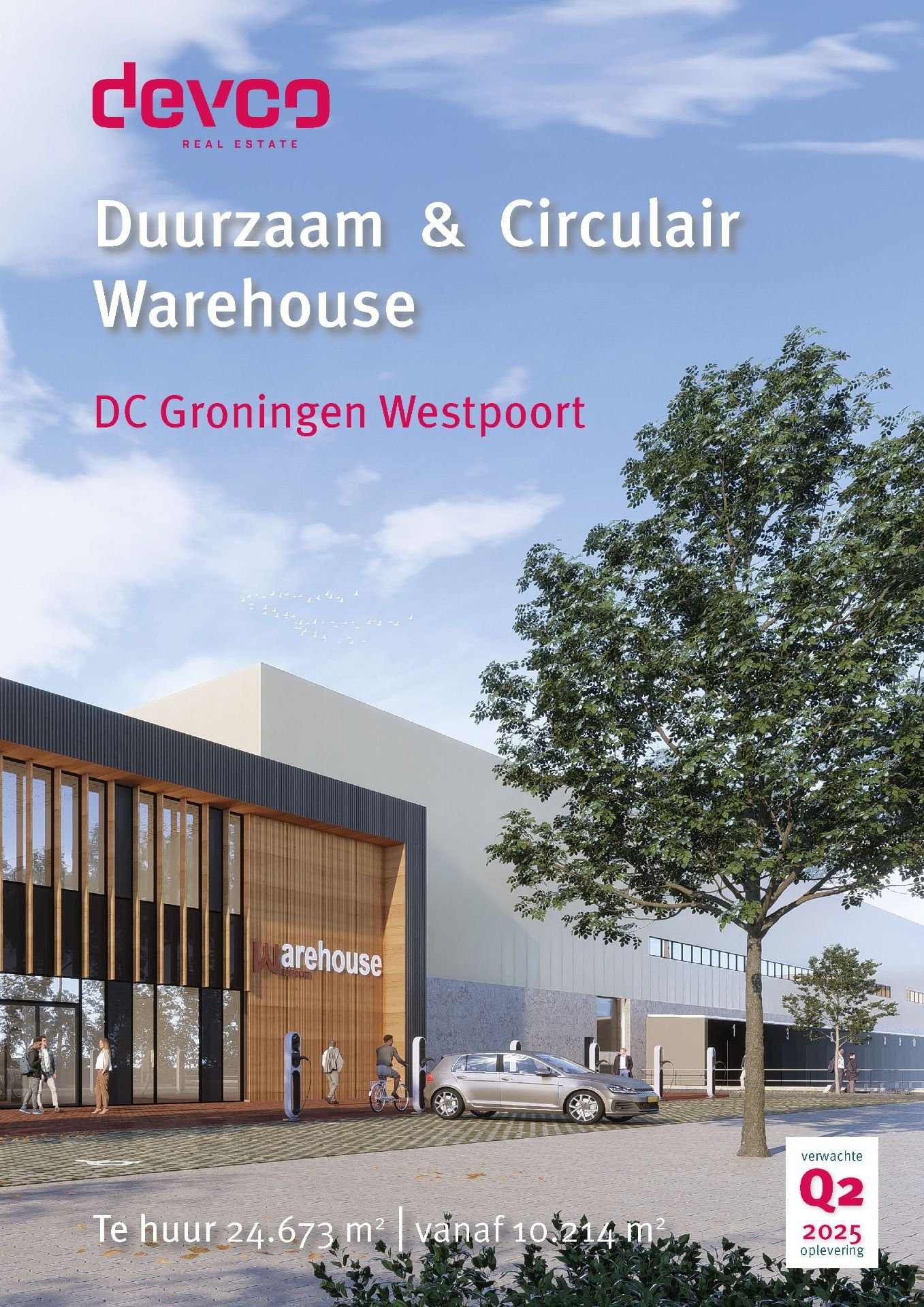 Brochure DC Westpoort Groningen, circulair en duurzaam logistiek centrum in de logistieke hotspot van Groningen