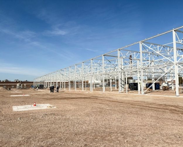 Opbouw staalconstructie