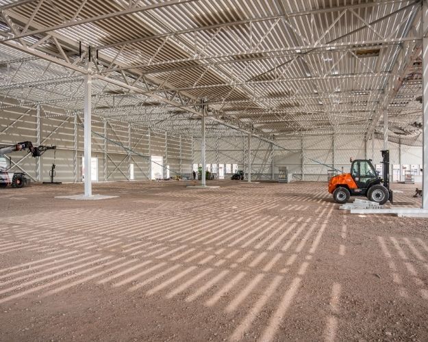 Voorbereidingen betonvloer