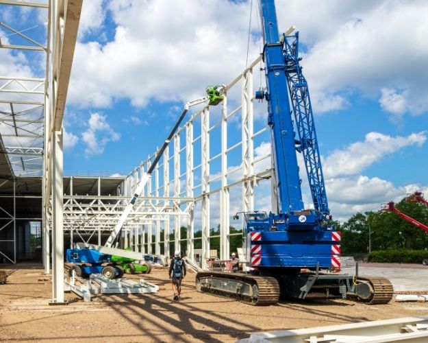 Opbouw staalconstructie 