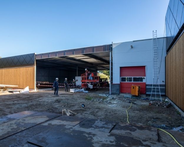 Uitbreiding bestaande bedrijfspand